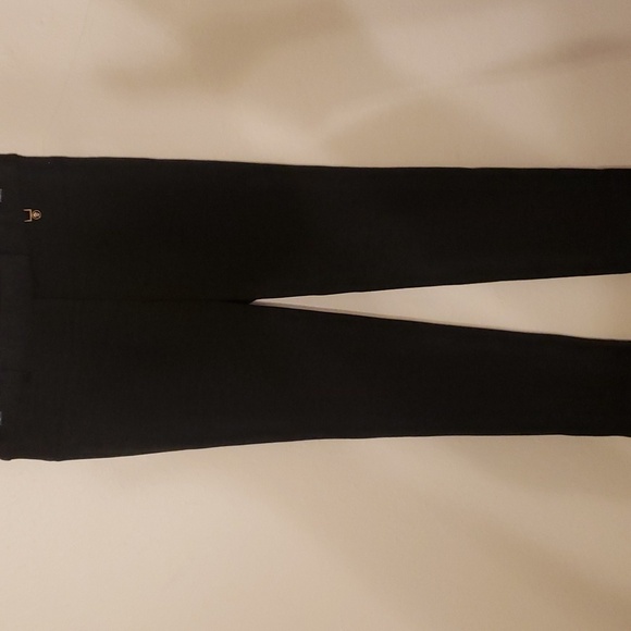 Tory Burch Black/gray Wool Straight Leg Dress Career Work Pants - Picture 1 of 9
